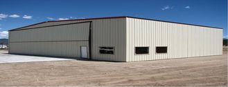 China Constructed I Beams Aircraft Hangar Buildings , Waterproof Hangarage Buildings supplier