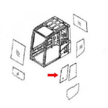 20Y-54-52850 Guatemala  Front Door Slider Glass fits Komatsu Excavator PW130-7K PC120-7