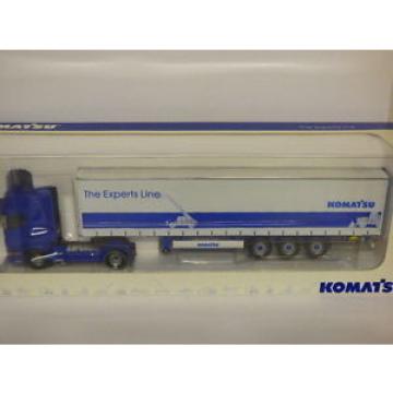 Universal Japan  Hobbies Scania R Komatsu - The Experts Line Curtainsider REF 5602