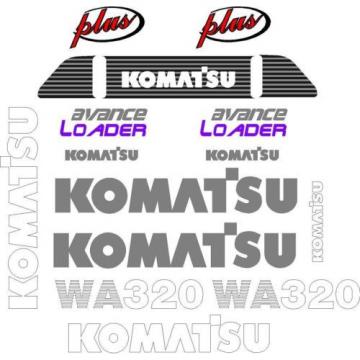 Komatsu Faroe Islands  Decals for Backhoes, Wheel Loaders, Dozers, Mini-excavators, and Dumps