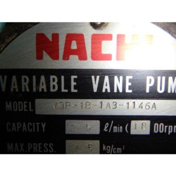 Nachi Lesotho  Variable Vane Pump Motor_VDR-1B-1A3-1146A_LTIS85-NR_UVD-1A-A3-2.2-4-1140A