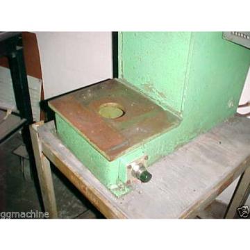 2 TON DENISON MODEL A HYDRAULIC C FRAME PUNCH PRESS,DWELL,DOUBLE PALM BUTTONS