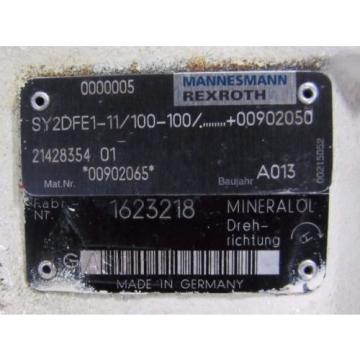 MANNESMANN Equatorial Guinea  REXROTH SY2DFE1-11/100-100/........+00902050 HYDRAULIC PUMP