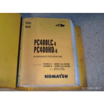 Komatsu Kenya  PC400LC -6 PC400HD -6 Excavator Parts Catalog Manual # BEPB4006C3