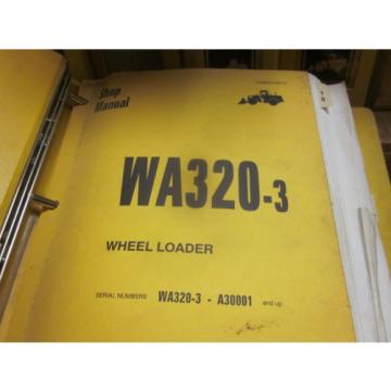 Komatsu French Guiana  WA320-3 Wheel Loader Repair Shop Manual