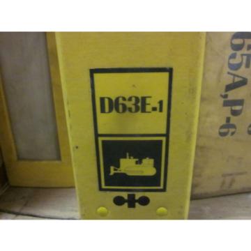 Komatsu Guam  D63E-1 Bulldozer Repair Shop Manual