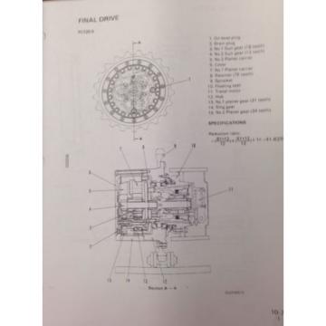 Komatsu Iceland  PC120-5 PC100-5 excavator Service Shop Manual