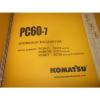 Komatsu Kenya  PC60-7 Hydraulic Excavator Service Repair Manual