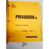 Komatsu Djibouti  PW400MH-6 Material Handler Shop Service Manual  Serial #&#039;s A84210-up