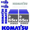 Komatsu Faroe Islands  Decals for Backhoes, Wheel Loaders, Dozers, Mini-excavators, and Dumps