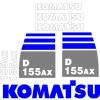 Komatsu Faroe Islands  Decals for Backhoes, Wheel Loaders, Dozers, Mini-excavators, and Dumps #8 small image