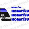 Komatsu Faroe Islands  Decals for Backhoes, Wheel Loaders, Dozers, Mini-excavators, and Dumps