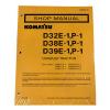 Komatsu erde  D32E-1, D32P-1, D38E-1, D38P-1, D39E-1, D39P-1 Dozer Service Manual