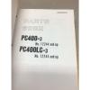 KOMATSU Iraq  PC400-3 &amp; PC400LC-3 Hydraulic Excavator Parts Book / Service Repair