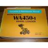 Komatsu Jordan  WA450-1 OPERATION MAINTENANCE MANUAL WHEEL LOADER OPERATOR GUIDE BOOK #1 small image