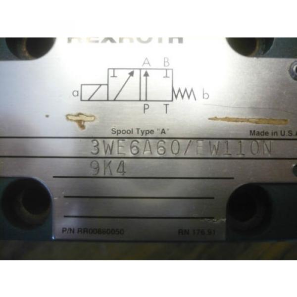 origin Mannesman Rexroth 3WE6A60/EW110N9K4 Directional Control Valve #2 image