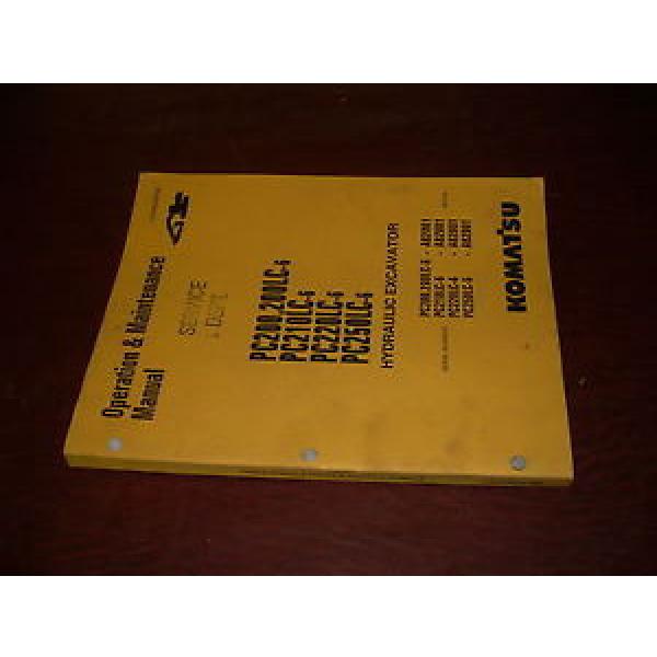 KOMATSU Haiti  200 210 220 250 -6 EXCAVATOR OPERATION MAINTENANCE BOOK MANUAL #1 image