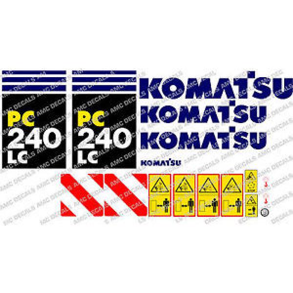 KOMATSU Estonia  PC240LC DIGGER DECAL STICKER SET #1 image