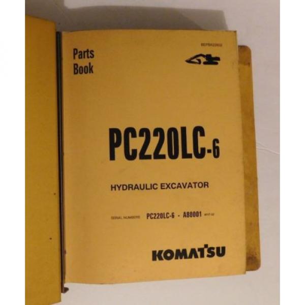 KOMATSU Cayman Islands  PC220LC-6 Hydraulic Excavator Repair Parts List Catalog Owners Manual #1 image