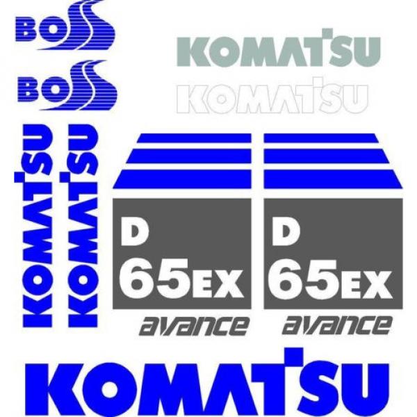 Komatsu Faroe Islands  Decals for Backhoes, Wheel Loaders, Dozers, Mini-excavators, and Dumps #7 image