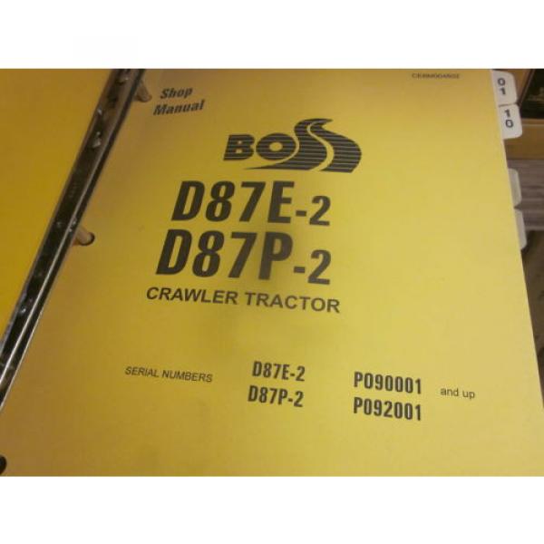 Komatsu Colombia  D87E-2 D87P-2 Bulldozer Repair Shop Manual #1 image