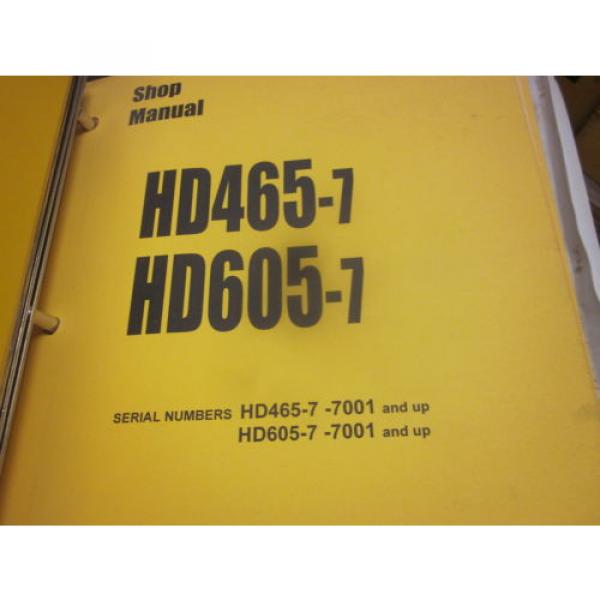 Komatsu Guyana  HD465-7 HD605-7 Dump Truck Repair Shop Manual #2 image