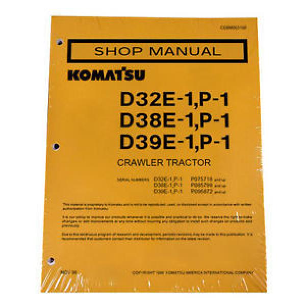 Komatsu erde  D32E-1, D32P-1, D38E-1, D38P-1, D39E-1, D39P-1 Dozer Service Manual #1 image