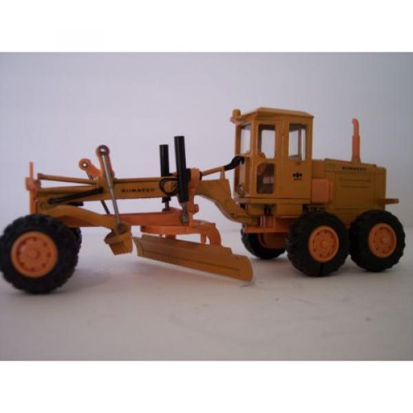 VINTAGE India  DIAPET KOMATSU GD605A MOTOR GRADER 1:50 SCALE ORANGE VERSION (T-74) NBOX #1 image