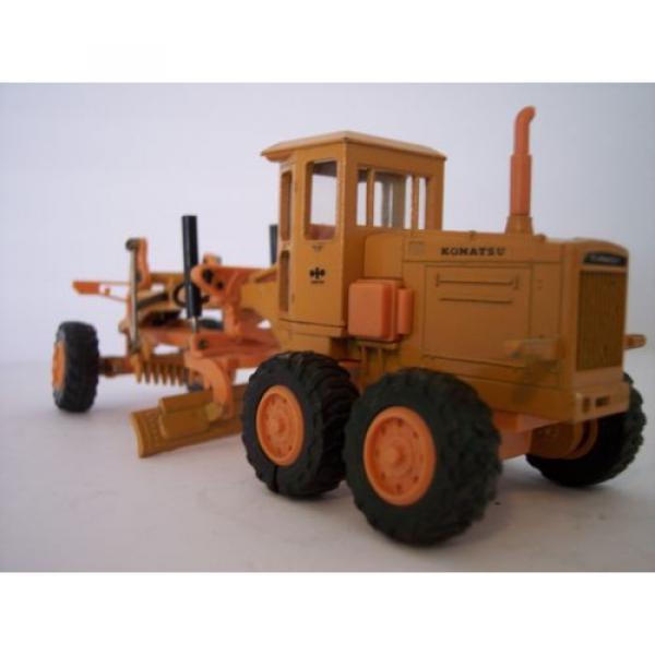 VINTAGE India  DIAPET KOMATSU GD605A MOTOR GRADER 1:50 SCALE ORANGE VERSION (T-74) NBOX #2 image