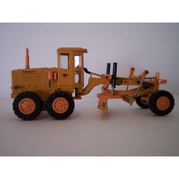 VINTAGE India  DIAPET KOMATSU GD605A MOTOR GRADER 1:50 SCALE ORANGE VERSION (T-74) NBOX #5 image