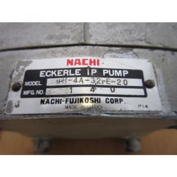 NACHI Ireland  Fujikoshi Corp, Type :IPH-4A-32-E-20 Hydraulic Pump working before removal #2 image