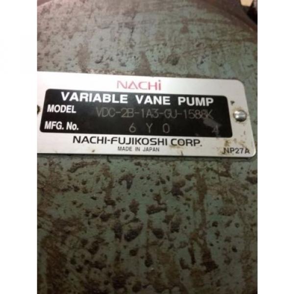 Nachi Haiti  Variable Vane Pump Motor_VDC-2B-1A3-GU1588_LTIS85-NR_UVD-2A-A3-3.7-4-1188A #7 image