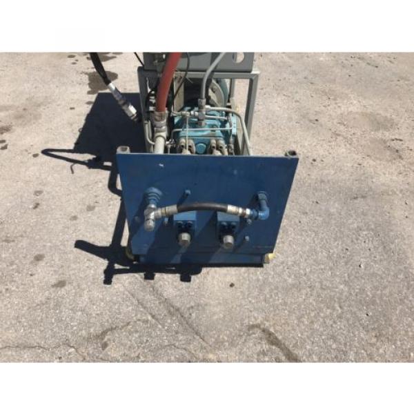 40 HP 5000 PSI Hydraulic Power Unit Parker Denison P6P Gold Cup Pump 40 GPM #7 image