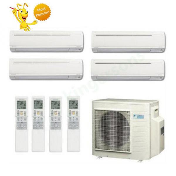 9k Honduras  + 9k + 12k + 12k Btu Daikin Quad Zone Ductless Wall Mount Heat Pump AC #1 image