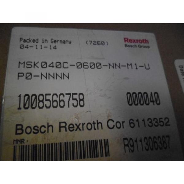 REXROTH Spain  MSK040C-0600-NN-M1-UP0-NNNN SERVO MOTOR Origin IN BOX #2 image