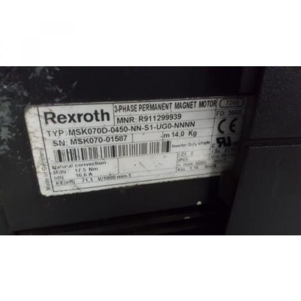 REXROTH Lebanon  SERVO MOTOR MSK070D-0450-NN-S1-UG0-NNNN #2 image