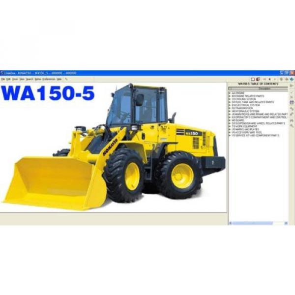 KOMATSU Gambia  CONSTRUCTION ELECTRONIC PARTS CATALOG 2015 EPC #2 image