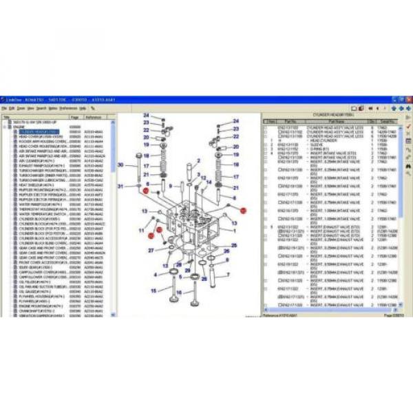 KOMATSU Gambia  CONSTRUCTION ELECTRONIC PARTS CATALOG 2015 EPC #3 image