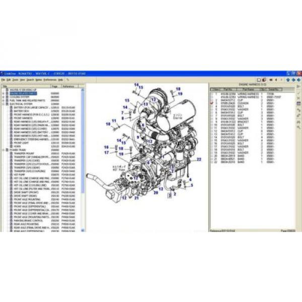 KOMATSU Gambia  CONSTRUCTION ELECTRONIC PARTS CATALOG 2015 EPC #4 image