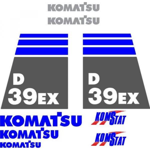 Komatsu Faroe Islands  Decals for Backhoes, Wheel Loaders, Dozers, Mini-excavators, and Dumps #2 image