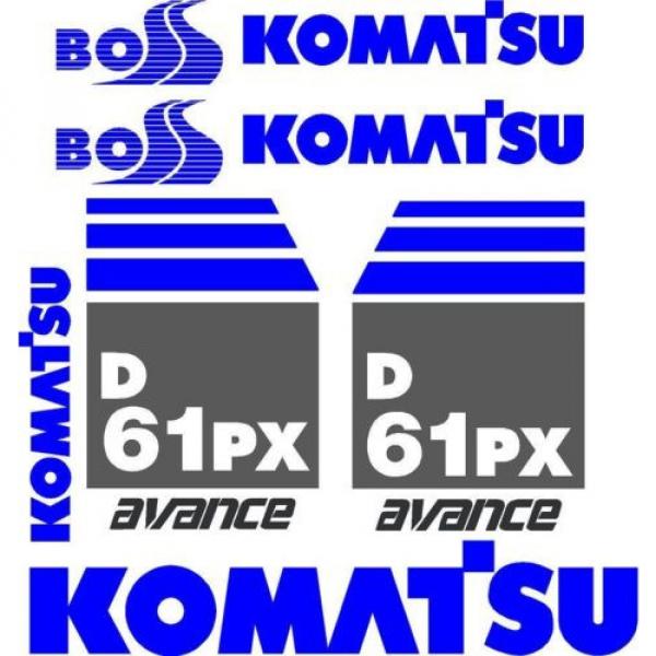 Komatsu Faroe Islands  Decals for Backhoes, Wheel Loaders, Dozers, Mini-excavators, and Dumps #5 image