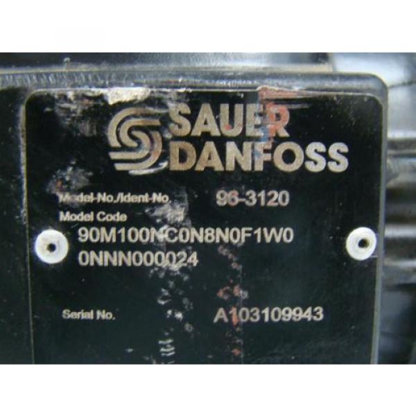 SAUER Japan  DANFOSS AXIAL PISTON HYDRAULIC MOTOR 1.72 SHAFT 90M100NC0N8N0F1 #5 image