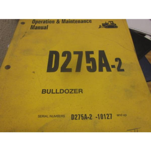 Komatsu erde  D275A-2 Bulldozer Operation &amp; Maintenance Manual #1 image